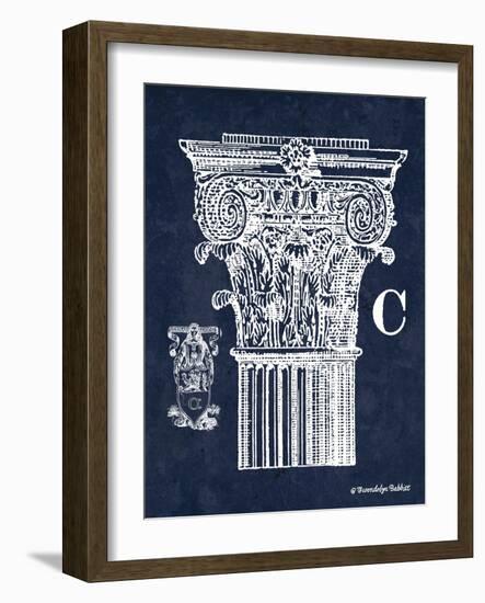 White Column C-Gwendolyn Babbitt-Framed Art Print