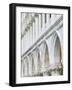 White Columns and Arches of Ducale Palace, St. Mark's Square, Venice, Veneto, Italy-Lee Frost-Framed Photographic Print