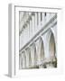 White Columns and Arches of Ducale Palace, St. Mark's Square, Venice, Veneto, Italy-Lee Frost-Framed Photographic Print
