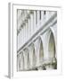 White Columns and Arches of Ducale Palace, St. Mark's Square, Venice, Veneto, Italy-Lee Frost-Framed Photographic Print