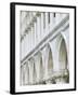 White Columns and Arches of Ducale Palace, St. Mark's Square, Venice, Veneto, Italy-Lee Frost-Framed Photographic Print