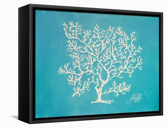 White Coral II-Julie DeRice-Framed Stretched Canvas