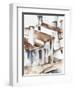 White Cottages I-Ethan Harper-Framed Art Print