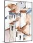 White Cottages II-Ethan Harper-Mounted Art Print