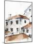 White Cottages III-Ethan Harper-Mounted Art Print