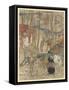 White Cow with Red Ears-Arthur Rackham-Framed Stretched Canvas