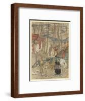 White Cow with Red Ears-Arthur Rackham-Framed Art Print