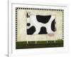 White Cow-Daniel Patrick Kessler-Framed Giclee Print