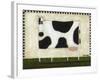 White Cow-Daniel Patrick Kessler-Framed Giclee Print