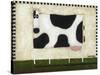 White Cow-Daniel Patrick Kessler-Stretched Canvas