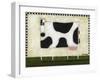 White Cow-Daniel Patrick Kessler-Framed Giclee Print