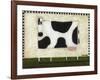 White Cow-Daniel Patrick Kessler-Framed Premium Giclee Print