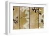 White Crane Screen-Fai Ryble-Framed Art Print