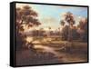 White Cranes-Montoya-Framed Stretched Canvas