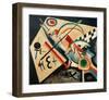 White Cross, 1922-Wassily Kandinsky-Framed Giclee Print