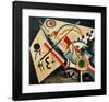 White Cross, 1922-Wassily Kandinsky-Framed Giclee Print