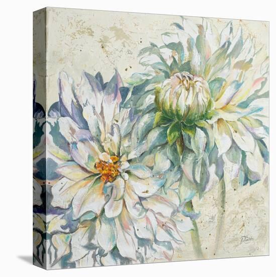 White Dahlias I-Patricia Pinto-Stretched Canvas