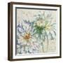 White Dahlias I-Patricia Pinto-Framed Art Print