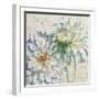 White Dahlias I-Patricia Pinto-Framed Art Print