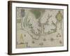 White-De Bry Map Of Virginia-John White-Framed Giclee Print