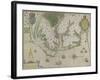 White-De Bry Map Of Virginia-John White-Framed Giclee Print