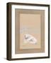 White Dinghy-Paul Brent-Framed Art Print