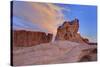 White Dome Road, Valley of Fire State Park, Overton, Nevada, United States of America, North Americ-Richard Cummins-Stretched Canvas