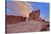 White Dome Road, Valley of Fire State Park, Overton, Nevada, United States of America, North Americ-Richard Cummins-Stretched Canvas