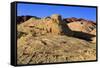 White Domes area, Valley of Fire State Park, Overton, Nevada, United States of America, North Ameri-Richard Cummins-Framed Stretched Canvas
