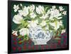 White Double Tulips and Alstroemerias, 2013-Jennifer Abbott-Framed Giclee Print