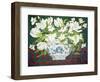 White Double Tulips and Alstroemerias, 2013-Jennifer Abbott-Framed Premium Giclee Print