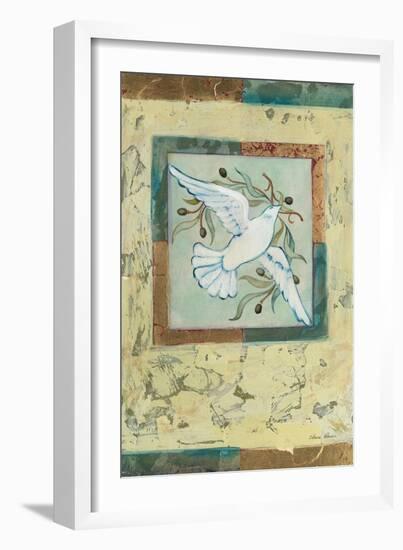 White Dove-Cheri Blum-Framed Art Print