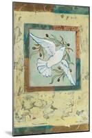 White Dove-Cheri Blum-Mounted Art Print