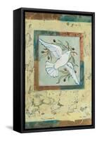 White Dove-Cheri Blum-Framed Stretched Canvas