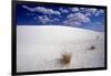 White Dune, Blue Sky, White Sands, New Mexico-George Oze-Framed Photographic Print