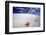 White Dune, Blue Sky, White Sands, New Mexico-George Oze-Framed Photographic Print