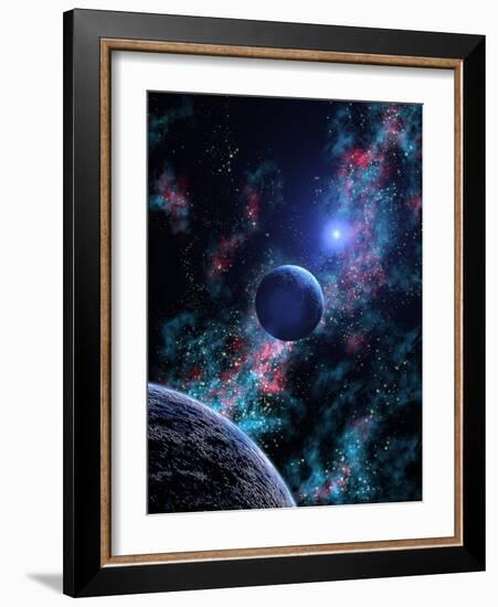White Dwarf Planets-Julian Baum-Framed Photographic Print