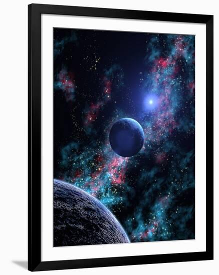 White Dwarf Planets-Julian Baum-Framed Photographic Print