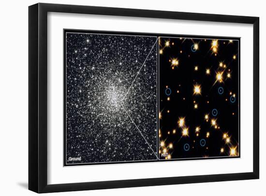 White Dwarf Stars in Globular Cluster M4H Bond (Stsc)-null-Framed Giclee Print