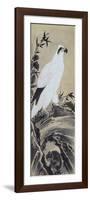 White Eagle and Monkey-Kyosai Kawanabe-Framed Giclee Print