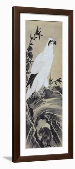 White Eagle and Monkey-Kyosai Kawanabe-Framed Giclee Print