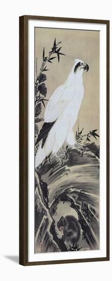 White Eagle and Monkey-Kyosai Kawanabe-Framed Giclee Print