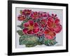 White Edged Primroses 2012-Joan Thewsey-Framed Giclee Print