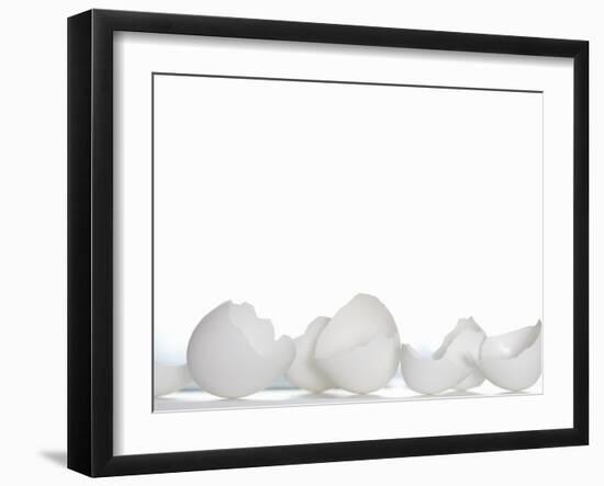 White Egg Shells-Martina Schindler-Framed Photographic Print