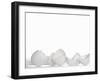 White Egg Shells-Martina Schindler-Framed Photographic Print