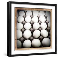 White Eggs in a Carton-pablo guzman-Framed Premium Photographic Print