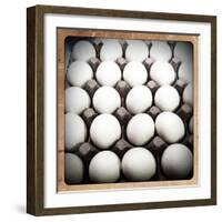 White Eggs in a Carton-pablo guzman-Framed Photographic Print