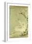 White Egrets on a Bank of Snow Covered Willows, 1767-Huang Shen-Framed Giclee Print