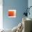 White Electrical Wires Against Orange Sky-null-Stretched Canvas displayed on a wall