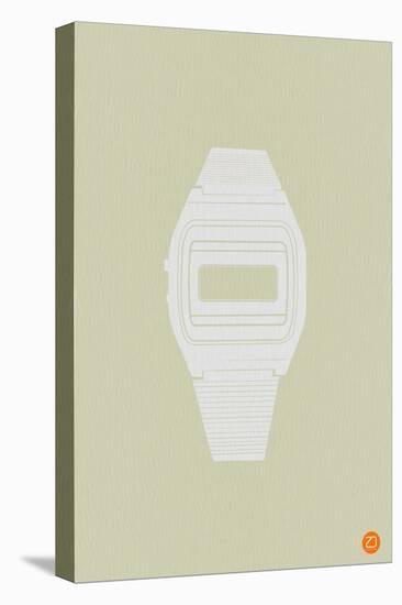 White Electronic Watch-NaxArt-Stretched Canvas